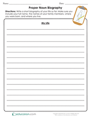 Proper Noun Biography