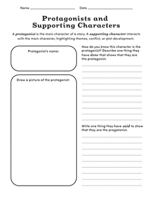 Protagonists and Supporting Characters