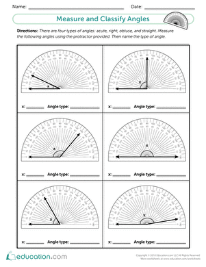 Measure and Classify Angles