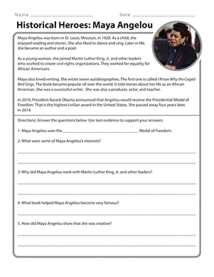 Historical Heroes: Maya Angelou