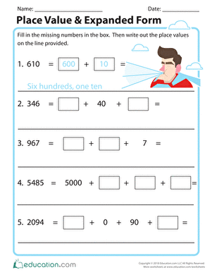 Place Value & Expanded Form