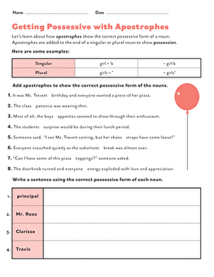 Getting Possessive with Apostrophes