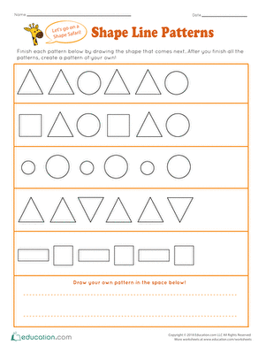 Shape Line Patterns
