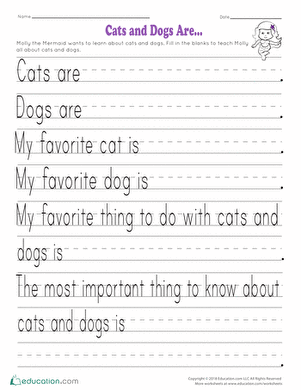 Cats and Dogs Are...
