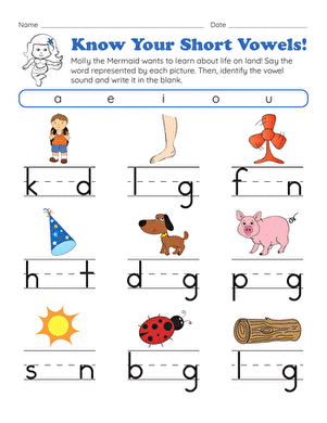 Know Your Short Vowels! large image