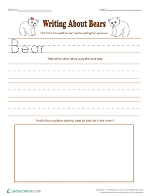 Writing About Bears
