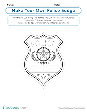 Make A Bravery Badge Activity Education Com