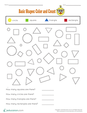 Basic Shapes: Color and Count