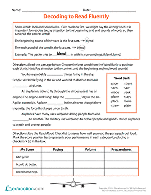 Decoding to Read Fluently