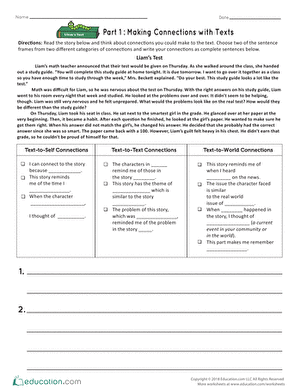 Part 1: Making Connections with Texts