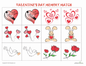 Play Valentine's Day Memory Match