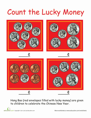 Counting Money: Chinese New Year