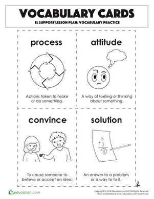 Vocabulary Cards: Vocabulary Practice