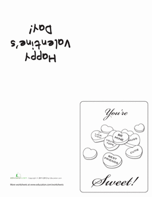 Color-and-Fold Valentines #4