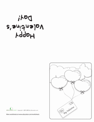 Color-and-Fold Valentines #6