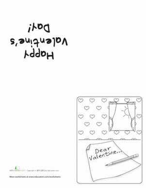Color-and-Fold Valentines #8