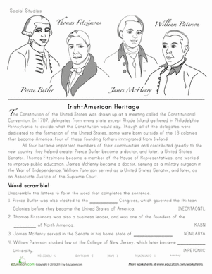 Irish-American History: Founding Fathers
