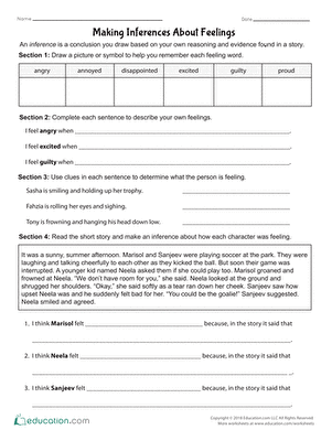 Making Inferences About Feelings