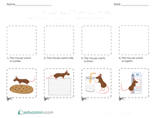 Match and Draw the Story