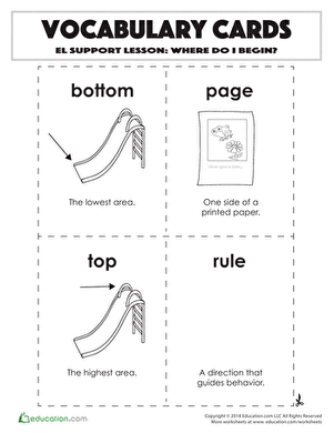 Vocabulary Cards: Where Do I Begin?