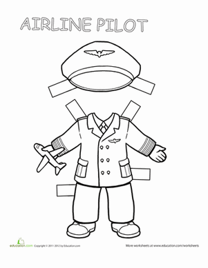Pilot Paper Doll