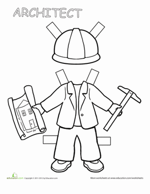 Career Paper Dolls: Girl Architect