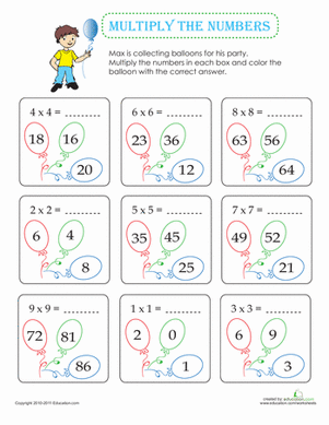 Multiply the Numbers #11