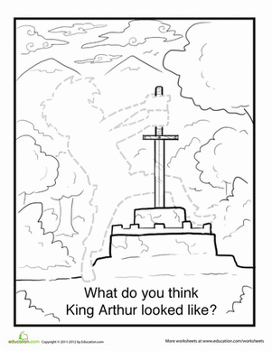 Draw King Arthur