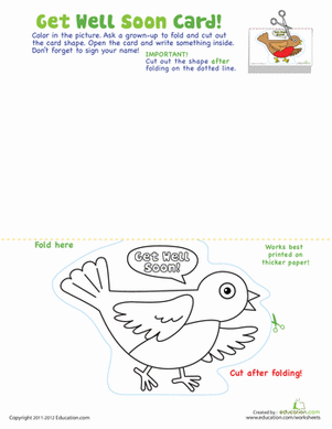 Get Well Card Printable