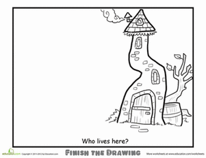 Finish the Drawing: Who Lives Here?