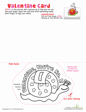 Valentine Card: Snail Mail