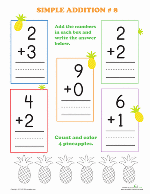 Preschool Addition #8