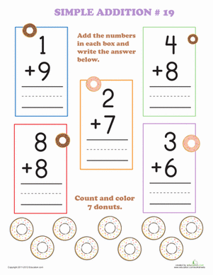 Preschool Addition #19