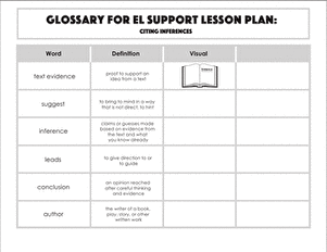 Glossary: Citing Inferences