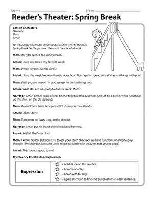 Reader’s Theater: Spring Break