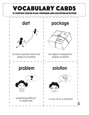 Vocabulary Cards: Problems and Solutions in Fiction