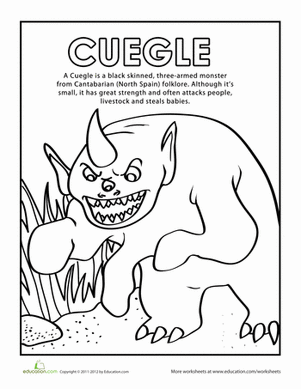 Color the Cuegle