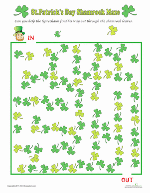 Maze of Shamrocks