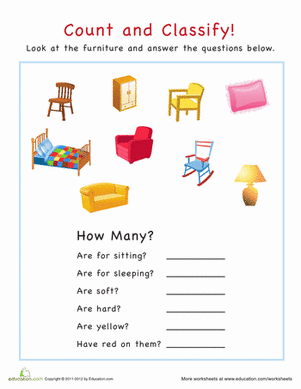 Count and Classify: Furniture