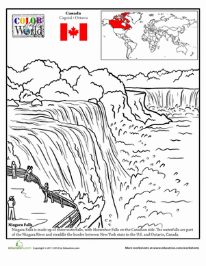 Color the World! Niagara Falls