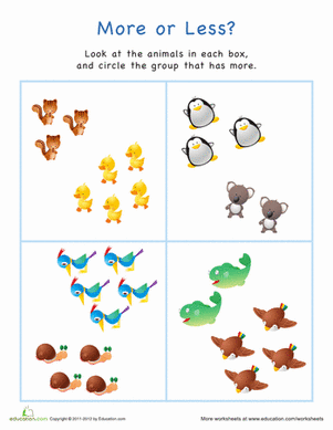 More or Less Animals