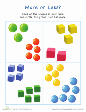 More or Less Shapes