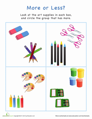 More or Less Art Supplies
