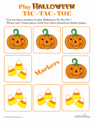 Halloween Tic-Tac-Toe #1