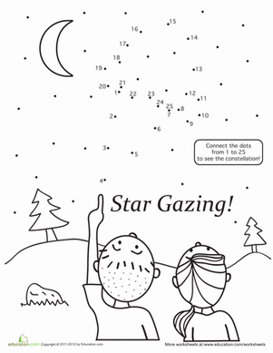 Connect the Dots Star Gazing