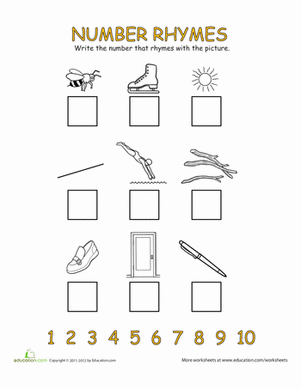 Number Rhymes