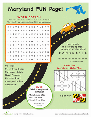 Maryland Fun Facts
