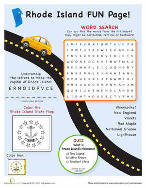 Rhode Island Fun Facts