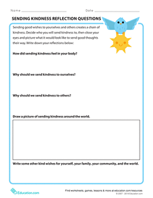 Sending Kindness Reflection Questions