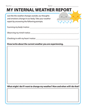 Social Emotional Printable Worksheets Education Com